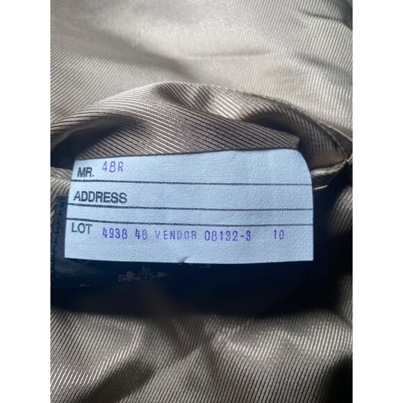 Stafford Men Houndstooth Wool Blazer Jacket Wool Size 48R USA Office Casual READ - Picture 7 of 13